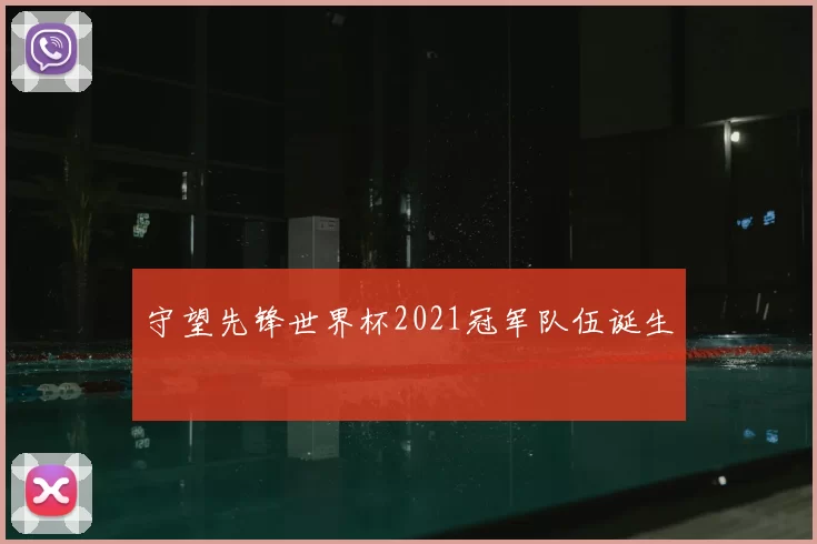 守望先锋世界杯2021冠军队伍诞生